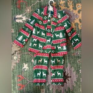Festive Green and Red Kids suit and tie